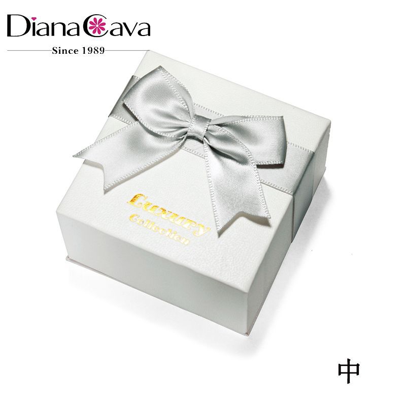 厂家现货批发蝴蝶结白色时尚饰品盒耳环礼品盒纸质包装盒BOX4-2|ru