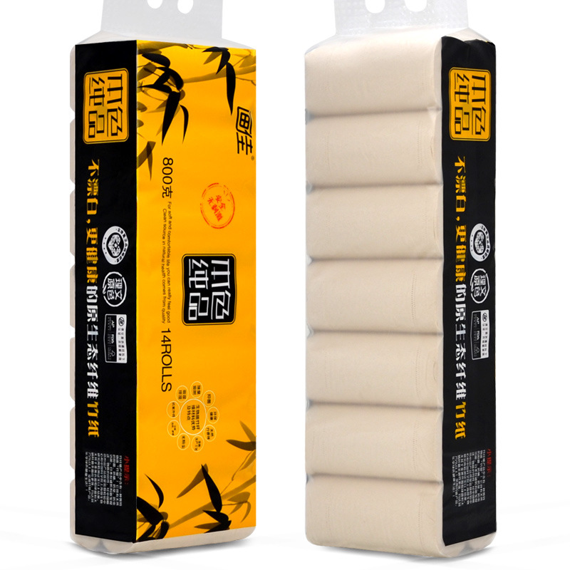 [!It's only seventy cents a roll] 14 Roll the paper Native Pulp toilet paper Household toilet paper