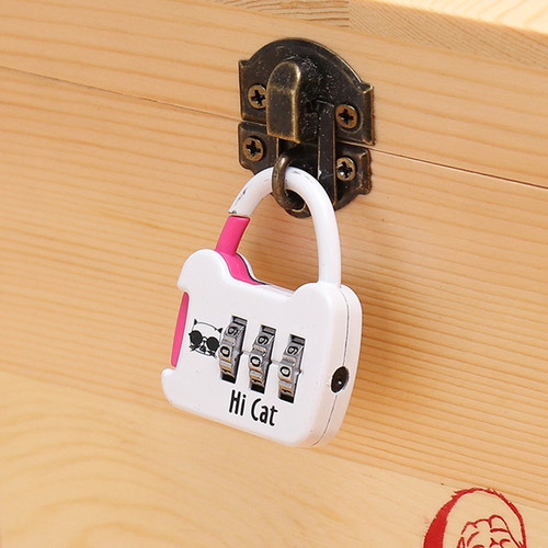 Blister card packaging mini practical student dormitory cabinet small suitcase bag anti-theft password lock gym padlock
