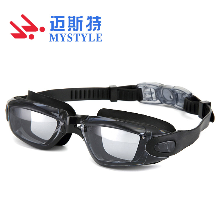 waterproof silicone comfortable swimming goggles for adults anti-fog…