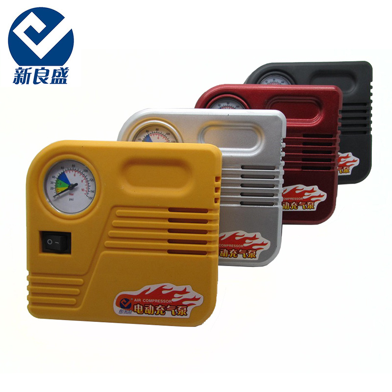 新良盛厂家直销 60V 电动车充气泵 直流电动充气泵 电瓶车气泵