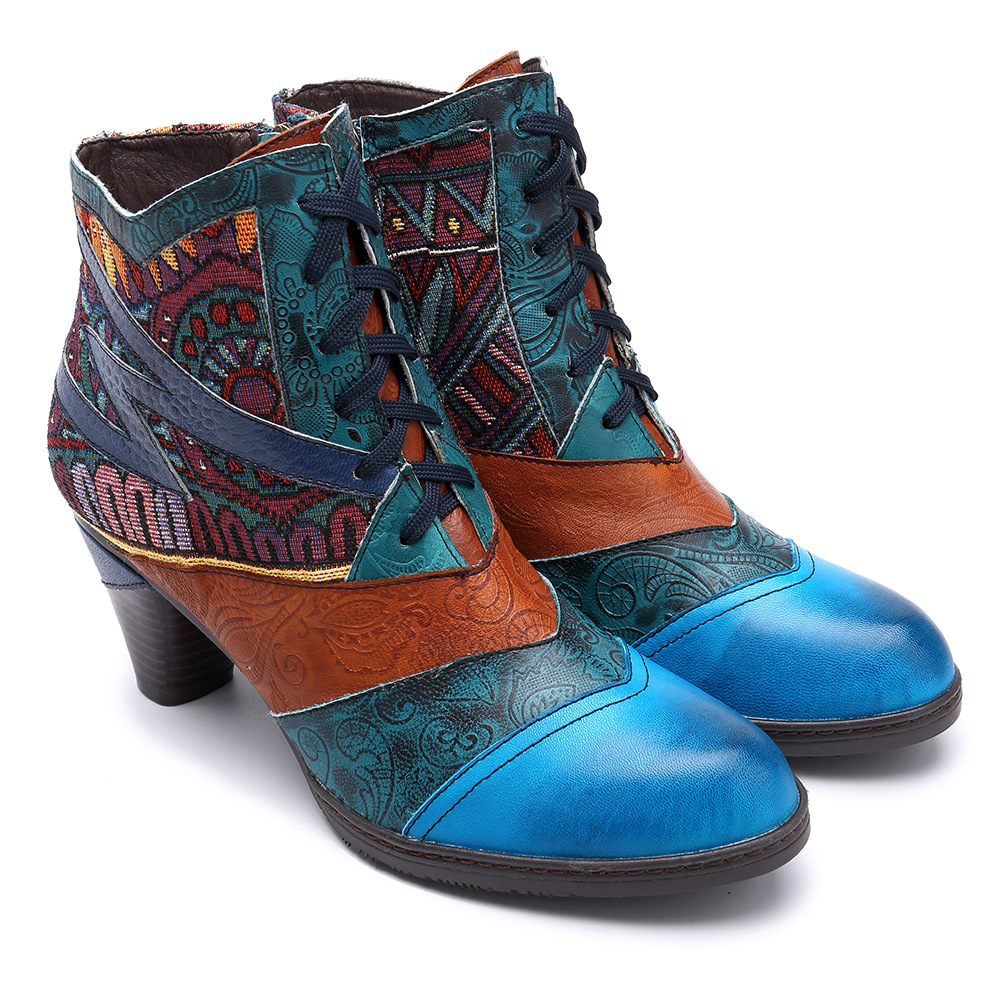 Bottes femme en En cuir - Ref 3354699 Image 5