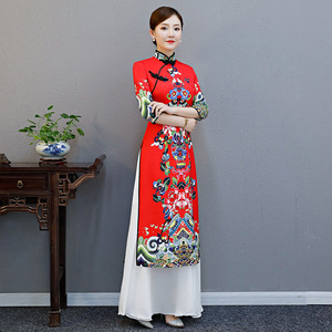 Chinese Dress Qipao for women cheongsam dress Guoyue cheongsam