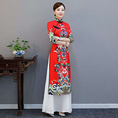 Chinese Dress Qipao for women cheongsam dress Guoyue cheongsam