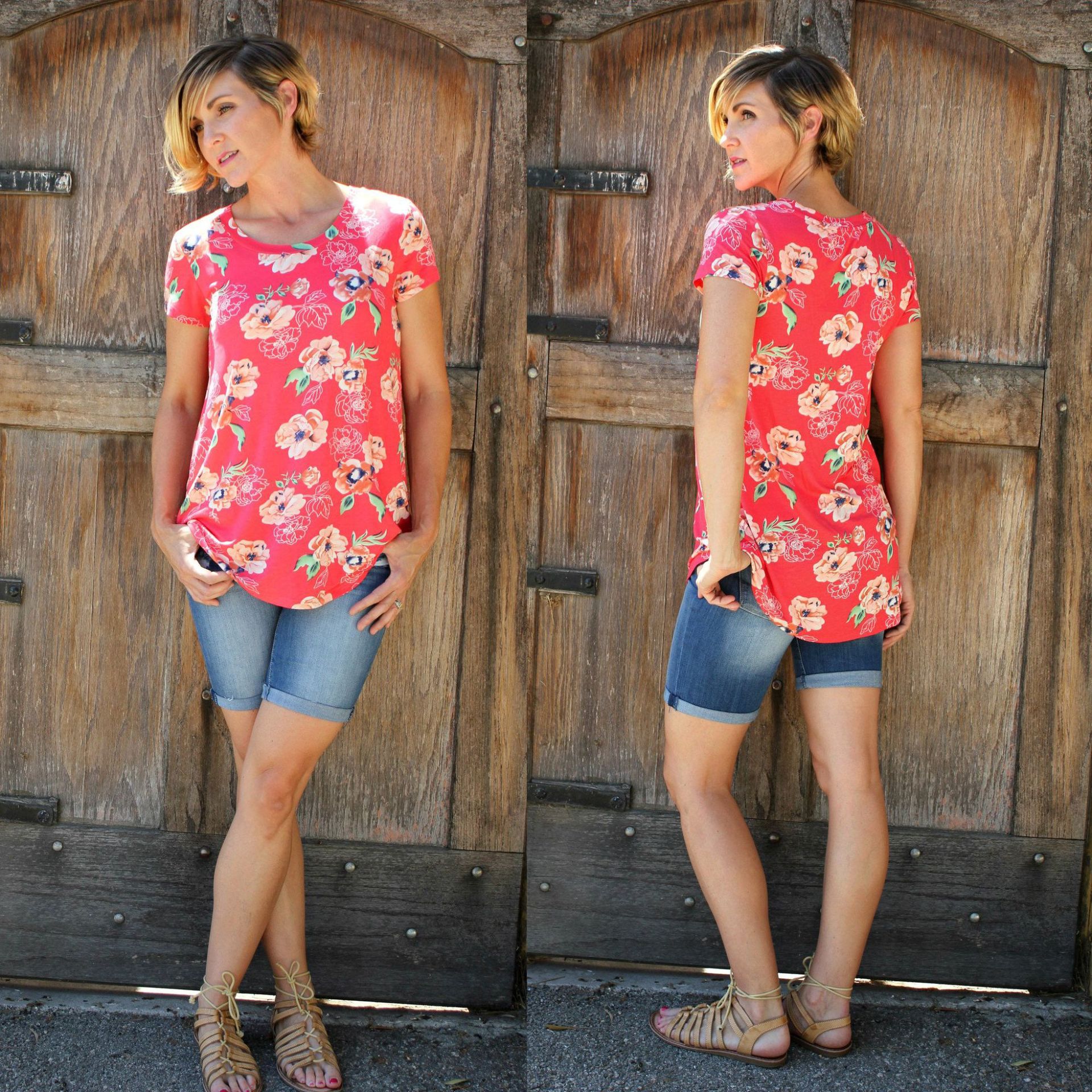 Womens Graphic Print T Shirt Summer Style Casual Fit Trendy Design Wholesale Supply Available