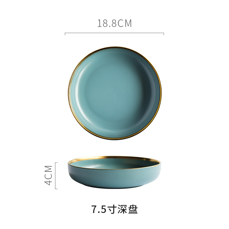 Ceramic Tableware Set Phnom Penh, Matte European Style, Multi-piece Service