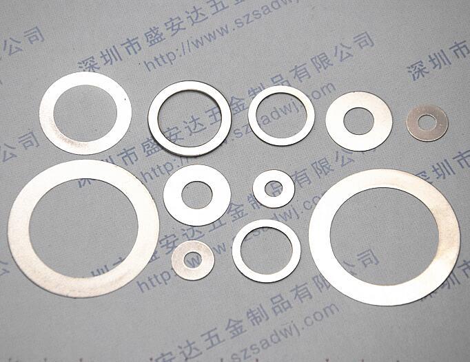 深圳厂家供应黄铜平垫 不锈钢平垫 紫铜平垫  锰钢平垫 德标平垫