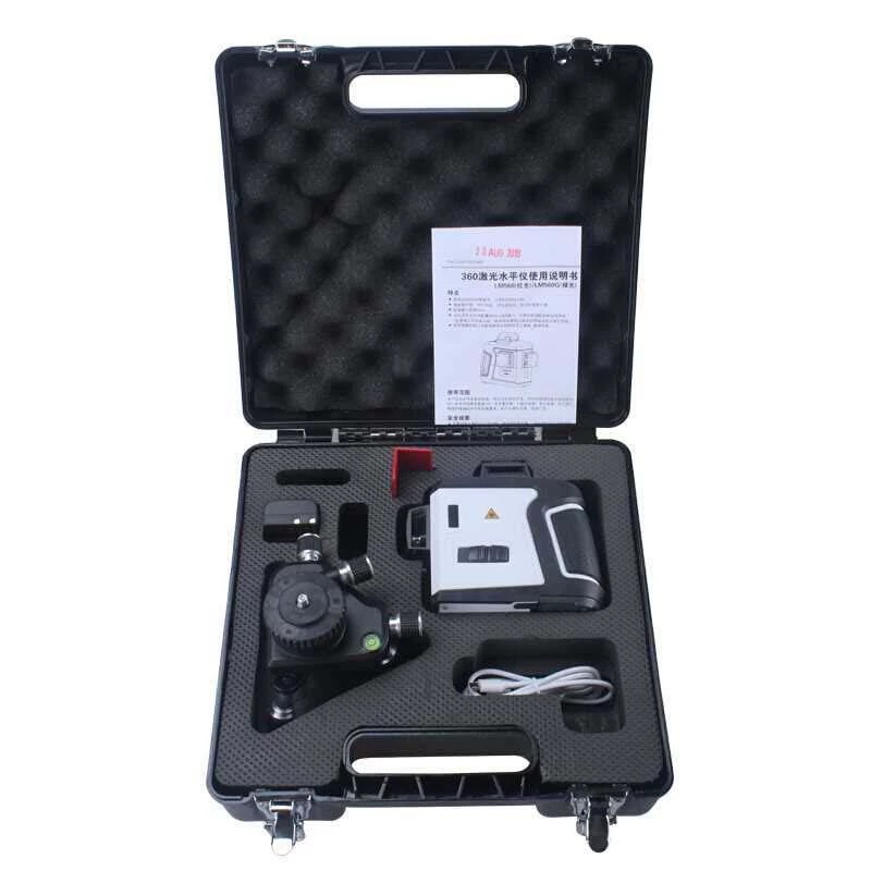 Youlide LM560G 12-линейный нивелир с зеленым светом для стен, мощный свет, высокая точность, автоматический уличный нивелир