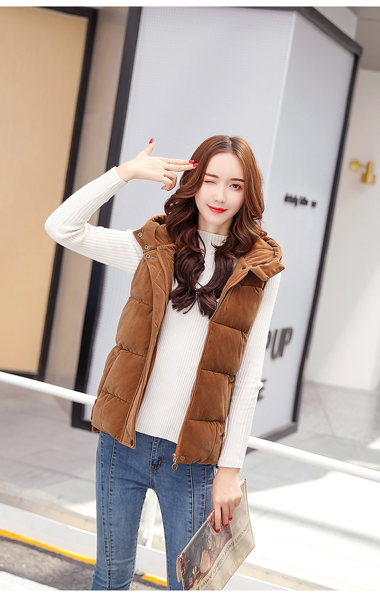 Gilet femme en Velours d or - Ref 3317509 Image 27