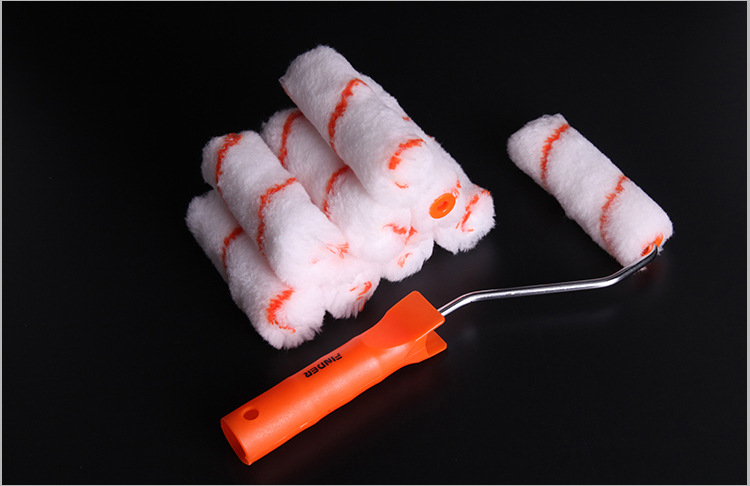 Discoverer Hardware 4 Inch Decoration Tools Wall Brush Trumpet Roller Brush Wholesale Polyester Paint Roller Brush Set Manufacturers undefined