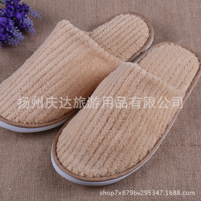 Manufactor Direct selling Boutique hotel Disposable slippers Aviation slipper customized Hotel non-slip Portable slipper