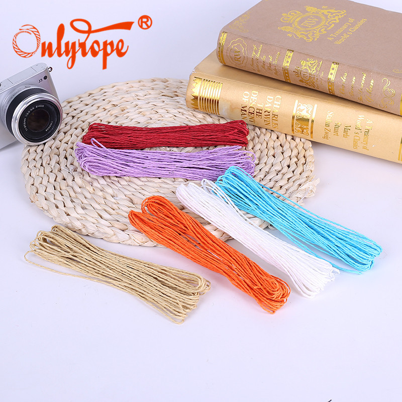 批发多规格彩色纸绳礼品礼盒包装捆扎绳手工diy生活装饰绳子创意