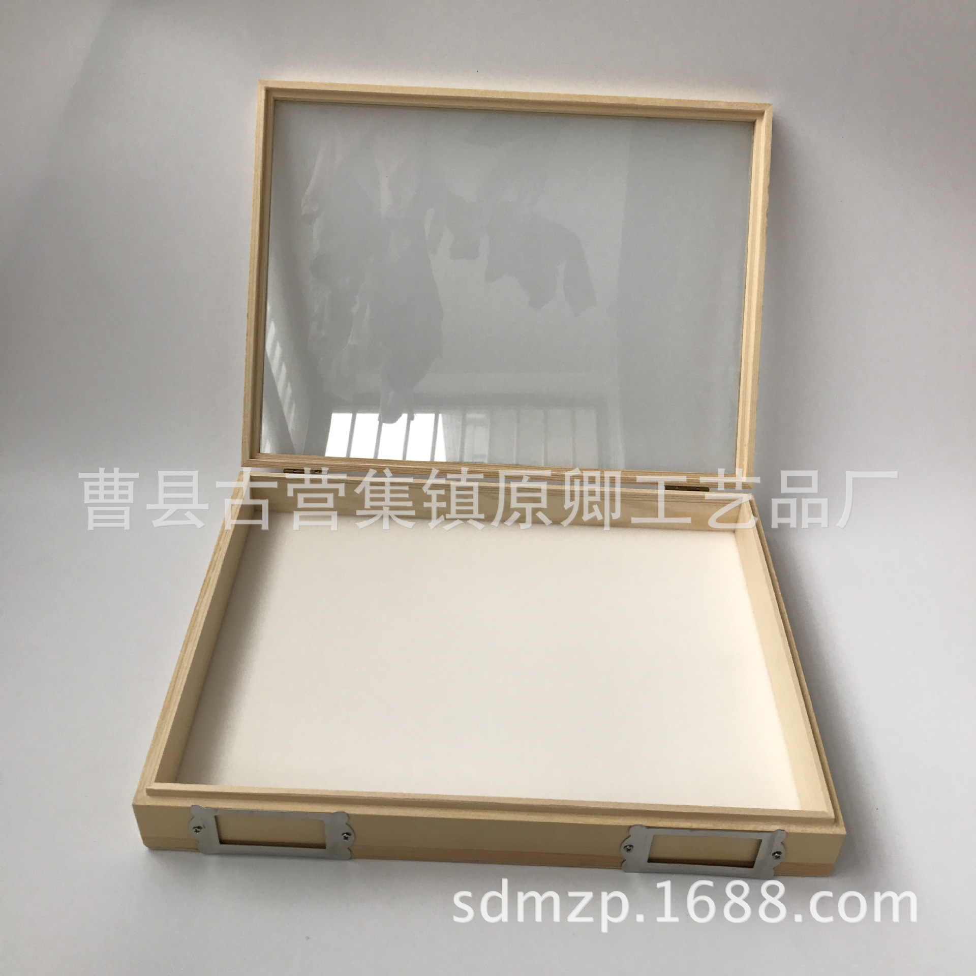 昆虫标本盒 实木标本盒 蝴蝶标本展示盒子 植物标本