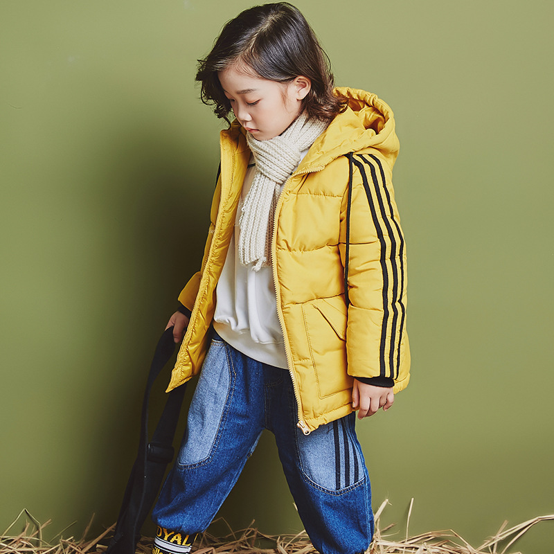 爆款童棉衣2018冬季新品加厚外套 中小大儿童装男女宝宝羽绒棉服|ru