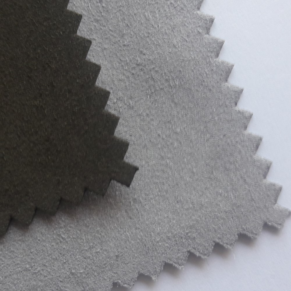 防火阻燃黑色白色超纤灰色超纤手套超纤皮皮料0.8mm绒面皮革