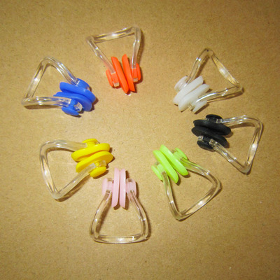 游泳防水鼻夹袋装柔软防呛水鼻夹硅胶材质套装厂家批发游泳鼻夹