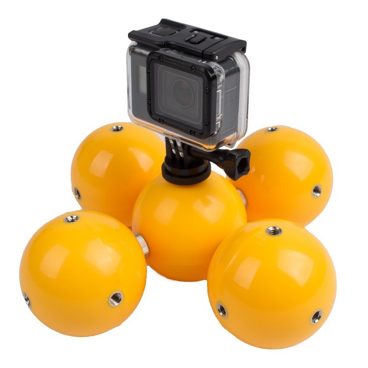 【厂家】批发运动相机水面拍摄浮标球组合 潜水防沉浮标球 GP453