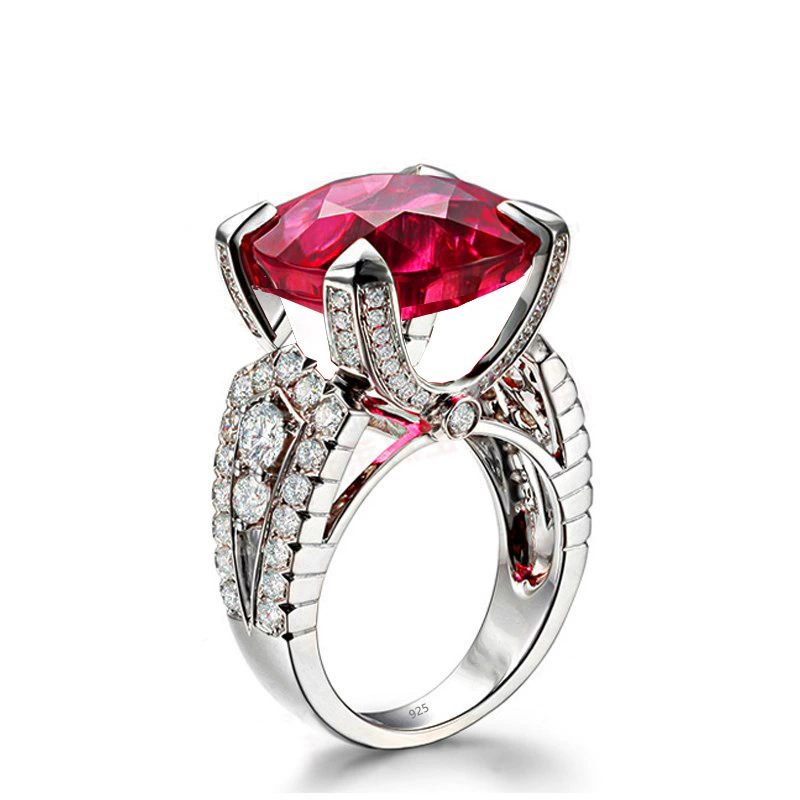 Мода простая атмосфера инкрустированные драгоценный камень кольцо Европы и Соединенных Штатов новых властных ретро кольцо производителей оптом