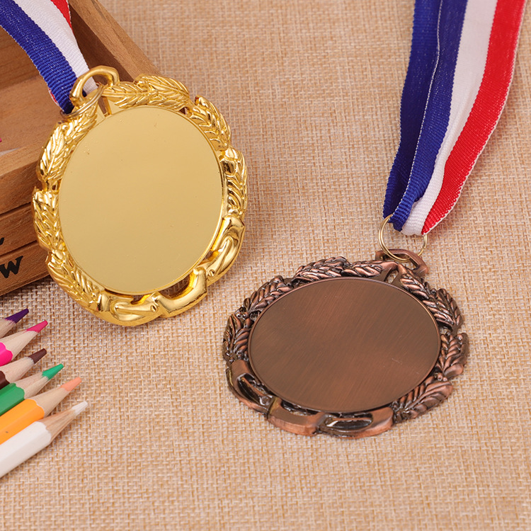 Manufactor Direct selling blank international Event Anniversary medal make sports meeting run match Metal Medal customized