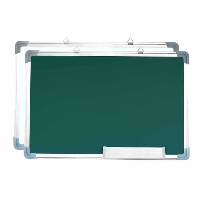 ^Children's magnetism 50*70 blackboard Green board Whiteboard family Hanging type Two-sided Drawing board teaching to work in an office blackboard