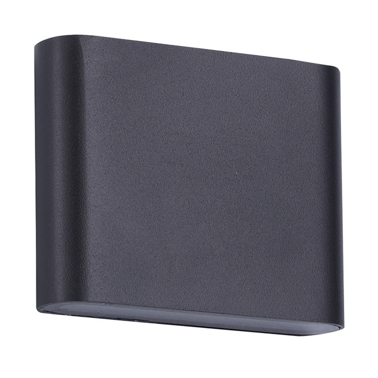 Creativo LED ultra-Delgado lámpara de pared al aire libre rectangular arriba y abajo de la foto de doble cabeza dormitorio pared patio interior y al aire libre