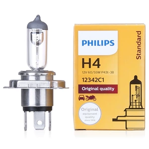 Philips avtomobil lampası H1 H7 H4 12V uzun/yaxın işıq duman halogen fənər