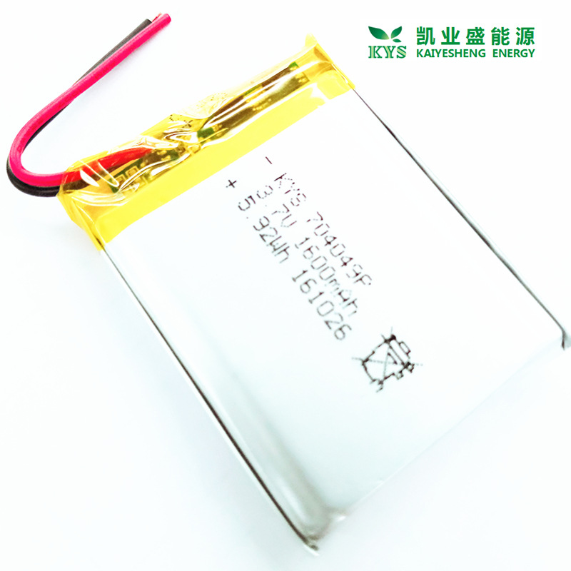 工厂704049 704050 704048 3.7V 1600mAh703540 603540聚合物电池