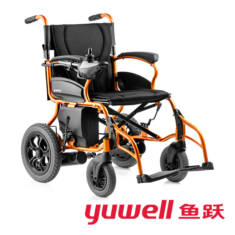 Diving Electric Wheelchair fold light Portable Ultralight old age Scooter intelligence fully automatic D130HL lithium battery