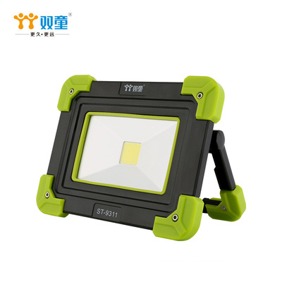 跨境专供 COB多功能便携式充电投光灯LED工作灯手提灯强光手电筒|ms