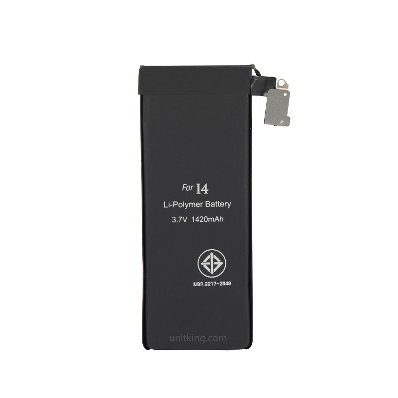 iPh. 4手机电池 适用于苹果 iP 4 手机电池3.7V 1420mAh