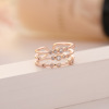 Fashionable adjustable ring, jewelry, accessory, Japanese and Korean, wholesale