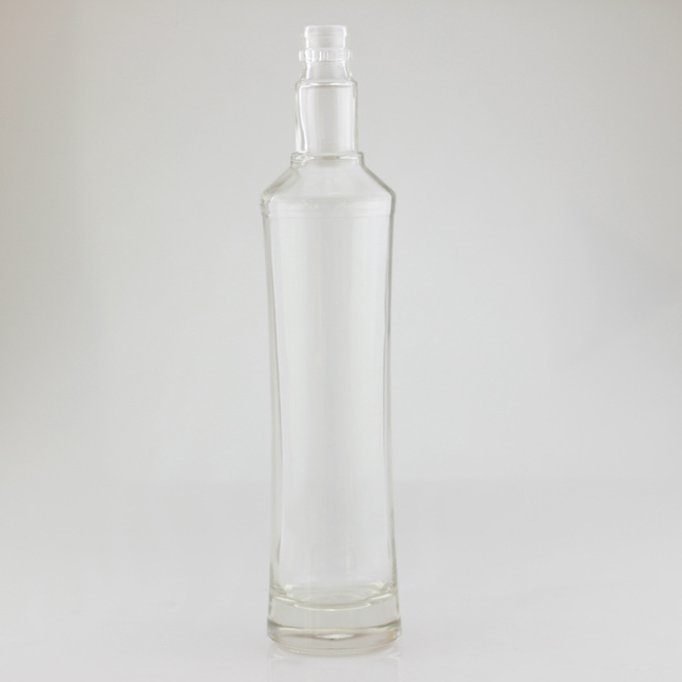 批发定制玻璃酒瓶 蒙砂烤花白酒瓶 高档酒瓶 定做 油瓶