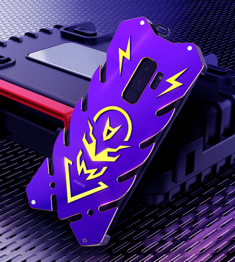 SIMON New THOR II Aviation Aluminum Alloy Shockproof Armor Metal Case Cover for Samsung Galaxy S9 & Samsung Galaxy S9 Plus