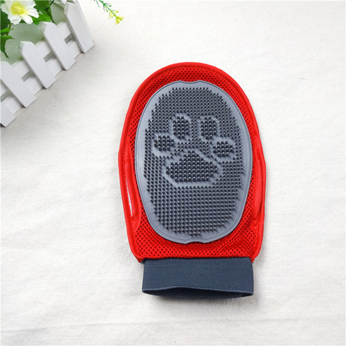 Manufacturer wholesale pet massage gloves, rubber cleaning massage brush, pet gloves wholesale, available for both left and right hands