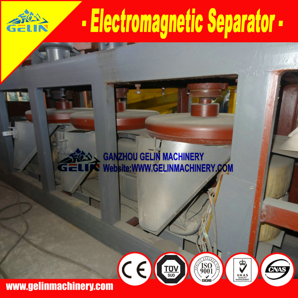 三盘带式磁选机钨锡矿分离机三盘带式电磁磁选机