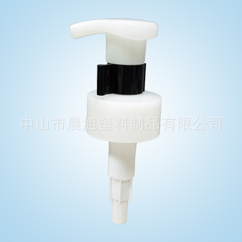 Double-layer Lid Push-type Lotion Pump Hand Sanitizer Shampoo Plastic Threaded Pump Lotion Dispenser Fork Lotion Pump