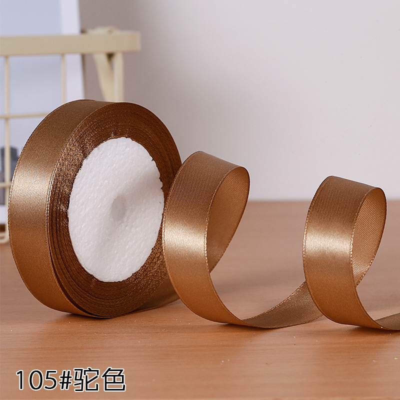 Fábrica al por mayor 2cm cinta hecha a mano cinta de poliéster caja de regalo cinta floral cinta para hornear cinta decorativa