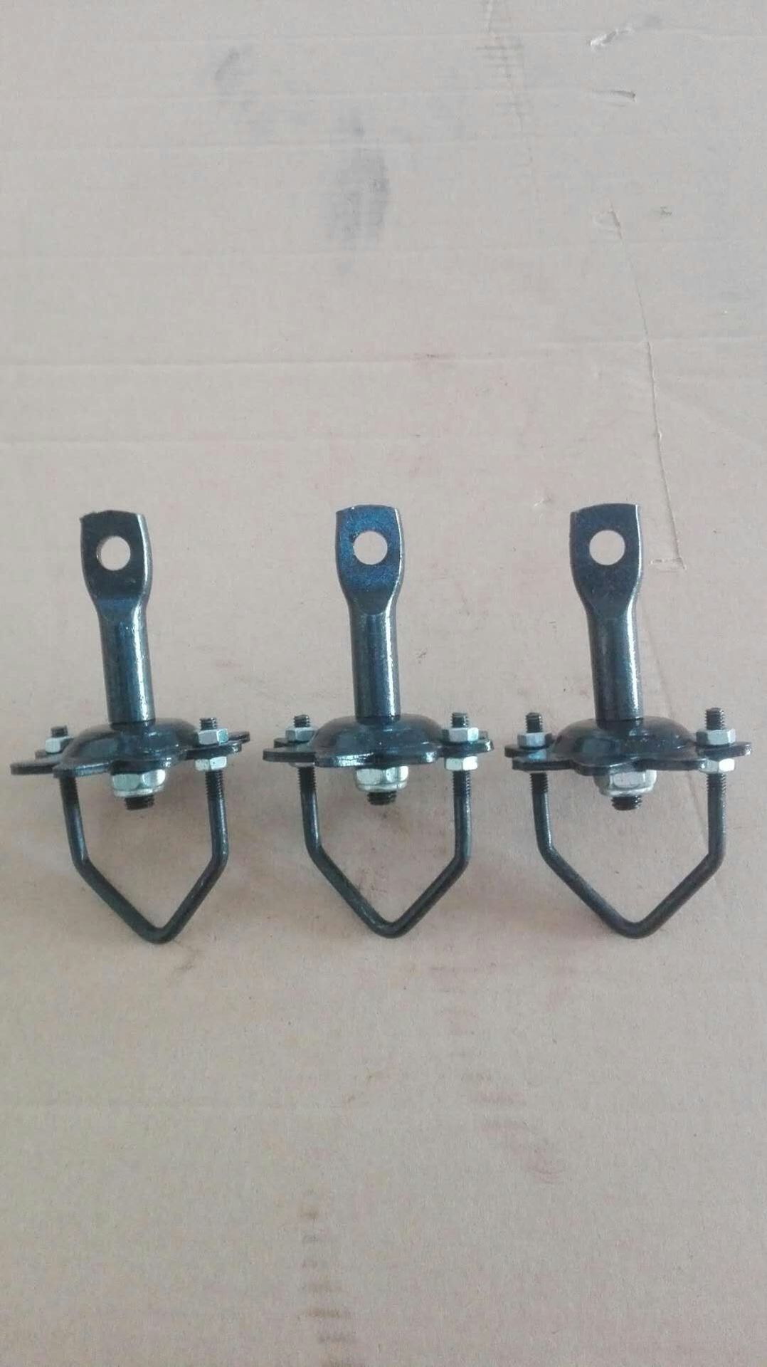 工业流水线喷涂配件旋转吊具挂具链条八牙挂具水平弯驱动轨道连接|ru