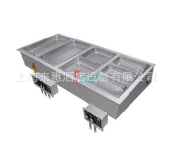 美国赫高Hatco HWBI-4D 四联嵌入式保温汤池（带去水）