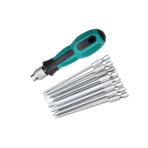 8-in-1 screwdriver set repair tool eight-batch screwdriver with replaceable heads, portable set and carry-on bag