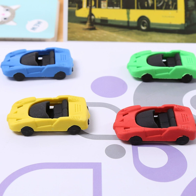 Южная Корея канцелярские автомобильные Ластик Мультфильм игрушка ластик Милые Творческие Школьные принадлежности ластик оптом