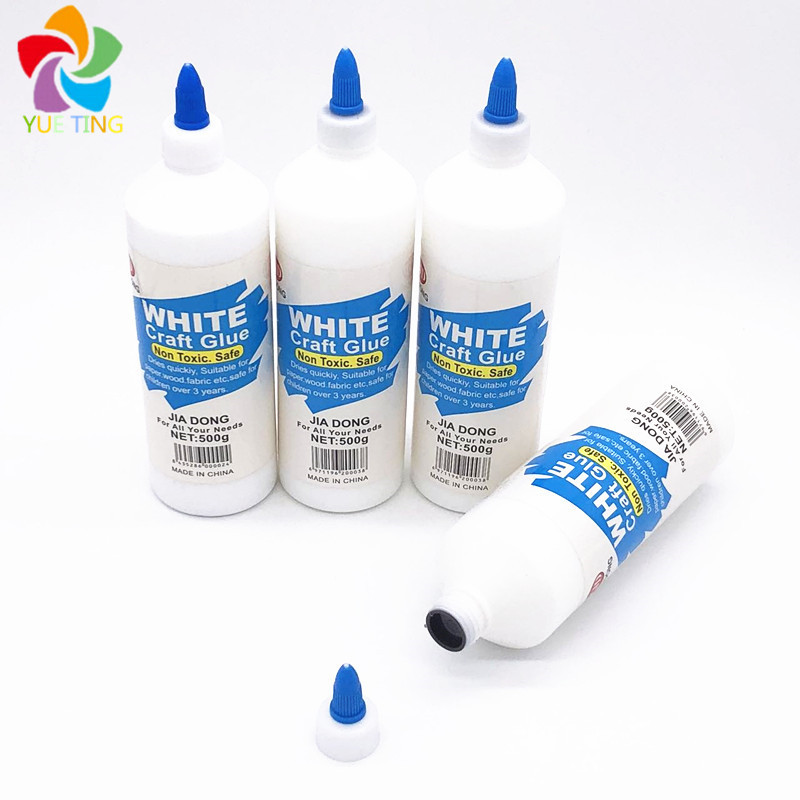 厂家直销500ml大瓶白乳胶 史莱姆DIY手工木制白胶 儿童环保粘纸胶-阿里巴巴