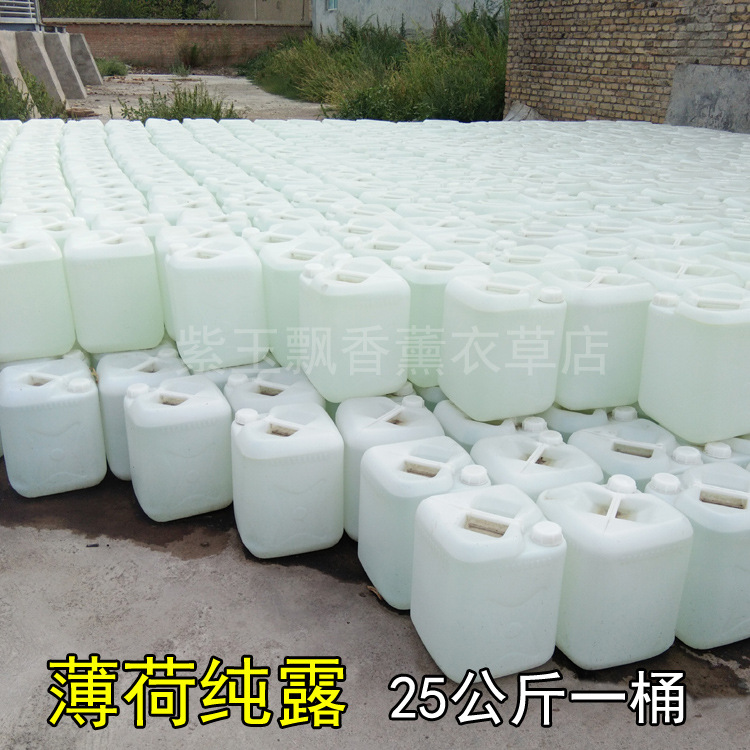 Xinjiang Ili Mint Hydrosol  natural Mint Hydrosol  25kg Barrel Hair straight