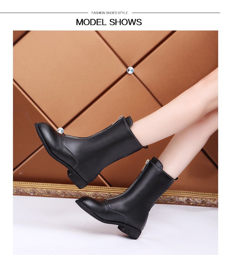 Bottes femme en PU artificiel - Ref 3355820 Image 25