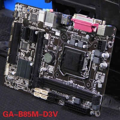 Gigabyte/技嘉 B85M-D3V主板1150集顯電腦小主板拼H81 I5 I7