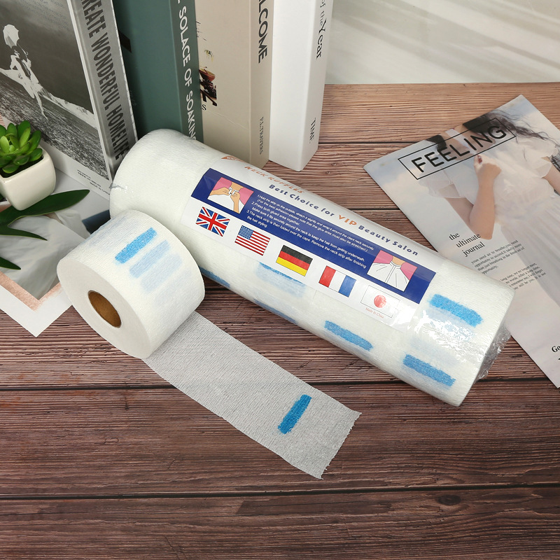 围脖纸一次性护颈纸剪发理发用品烫发染发美发工具颈部围脖纸