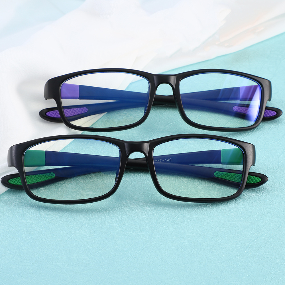 新款防蓝光辐射眼镜 男休闲运动款平光镜 近视镜架 护目电脑镜女|ms