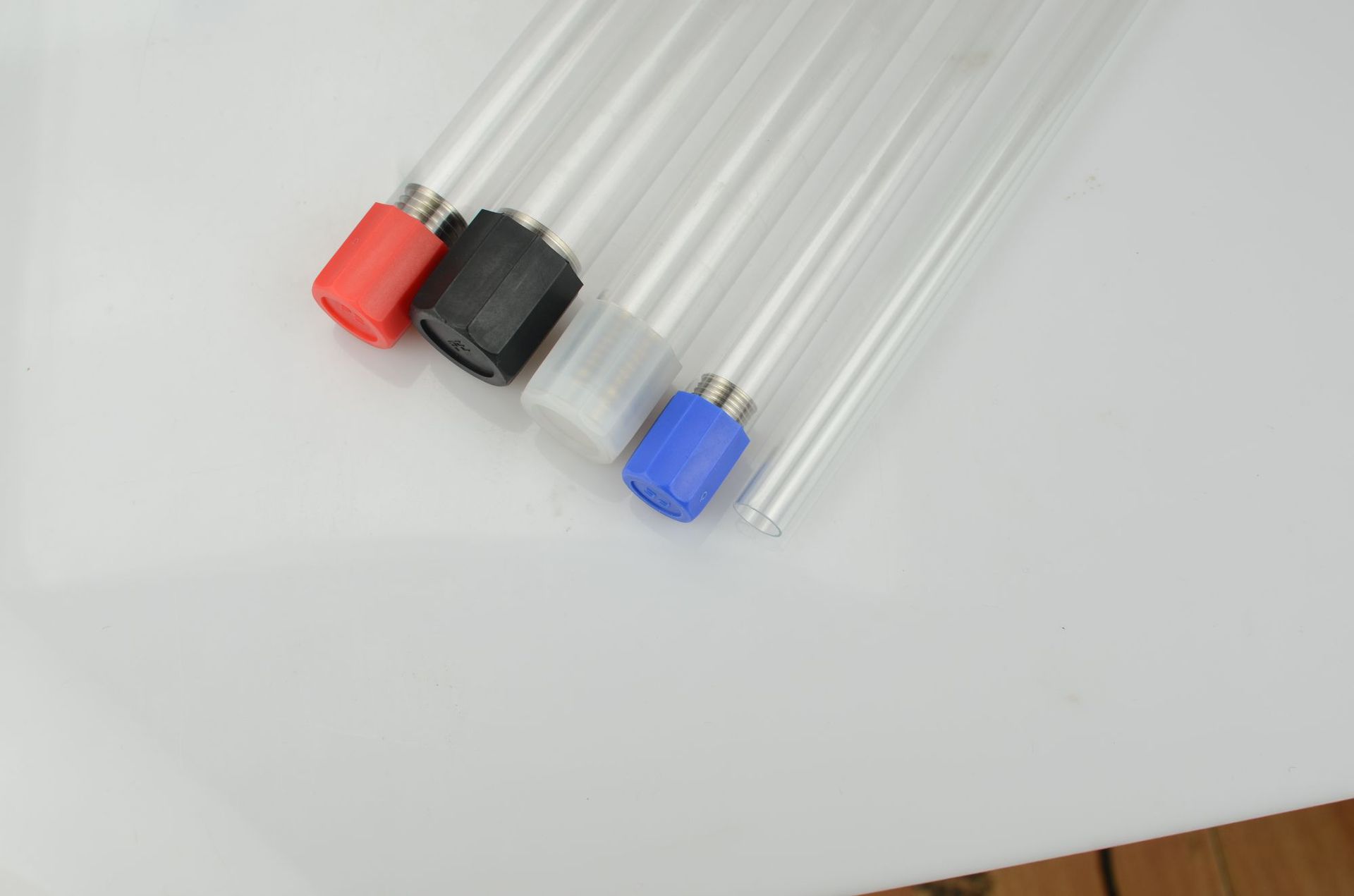 厂家批发 供应环保Pe管 塑料透明包装管  彩色螺栓保护套