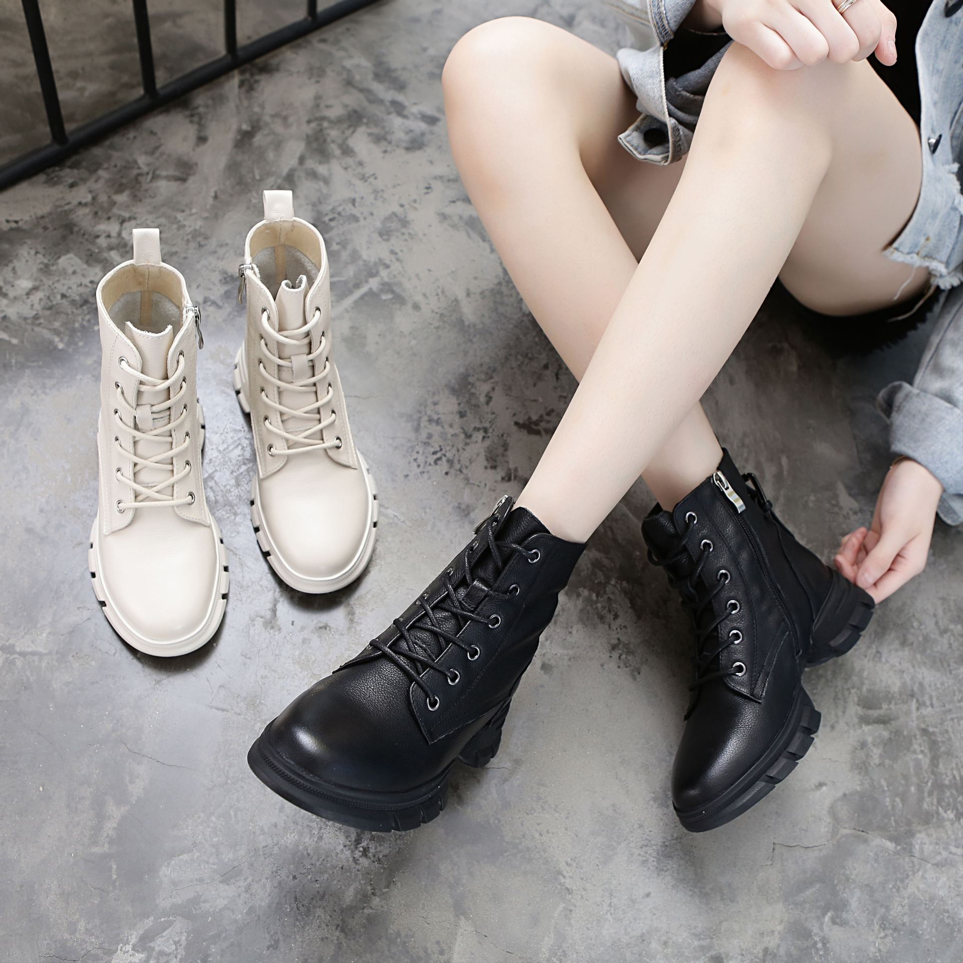 Bottes femme SETH en En cuir - Ref 3355005 Image 1