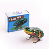 Wind-up retro toy for jumping, frog, wholesale